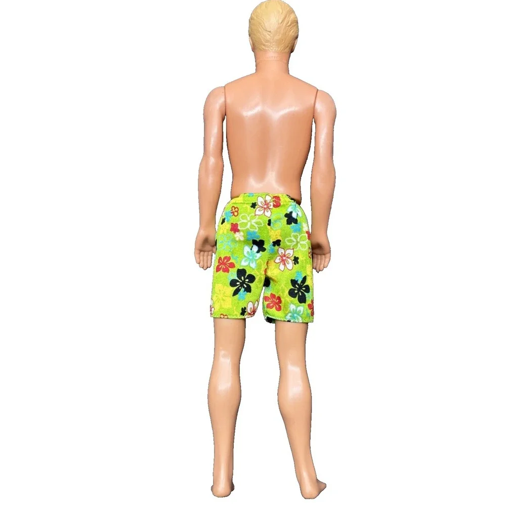 Vintage SUN SENSATION KEN BARBIE Doll‎ Swim Trunks Mattel 1991